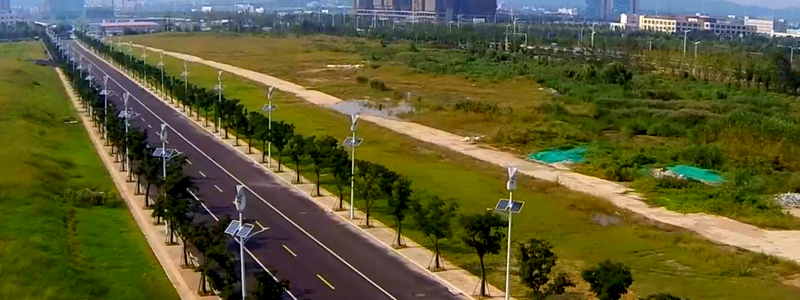 ハイブリッドＬＥＤ街路灯のイメージ